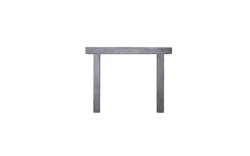 Lexington Hearth Hitching Post Weathered Grey Non-Combustible 3-Piece Fireplace Mantel 1