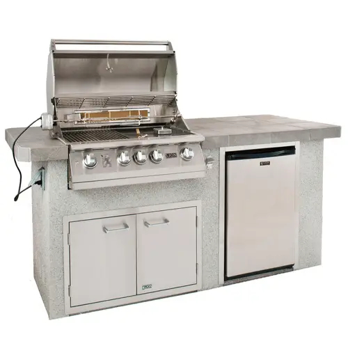 Lion Grills Advanced Q Built-In Bbq Island – Rock Or Brick Finish 1