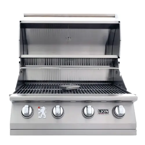 Lion Grills L-60000 32-Inch High-End Built-In Gas Grill With Protective Cover 1