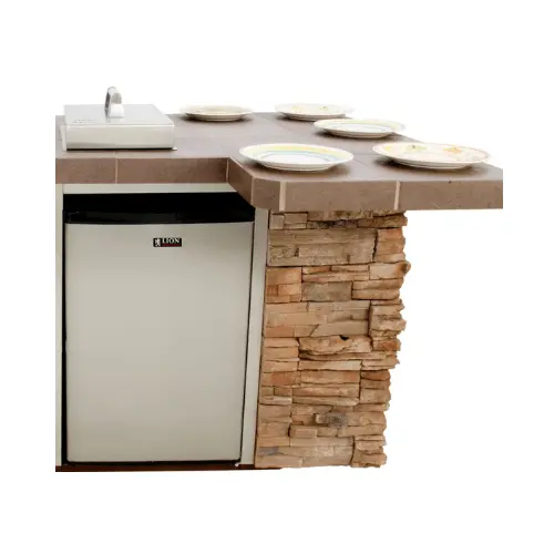 Lion Grills Q Series Premium Bbq Grill Island – Stucco Exterior 1