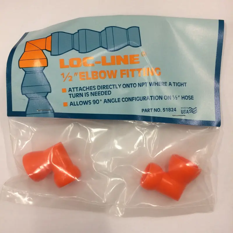 Loc-Line 1/2-Inch 90-Degree Elbow Fitting – Directional Hose Bend 1