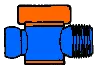 Loc-Line 1/2-Inch Male Npt Inline Valve – Threaded Outlet Connection 1