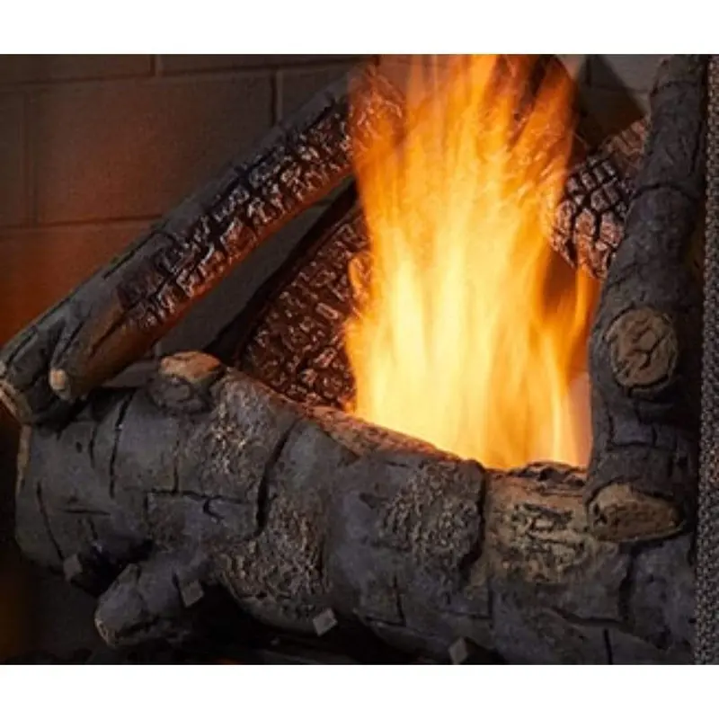 Majestic Traditional Log Set For Courtyard Outdoor Gas Fireplaces 1