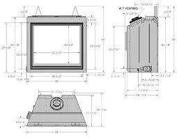 Marquis By Kingsman 1-5/8" Picture Frame Fireplace Surround For Zcv34 – Zcv34S2Pfbl 1