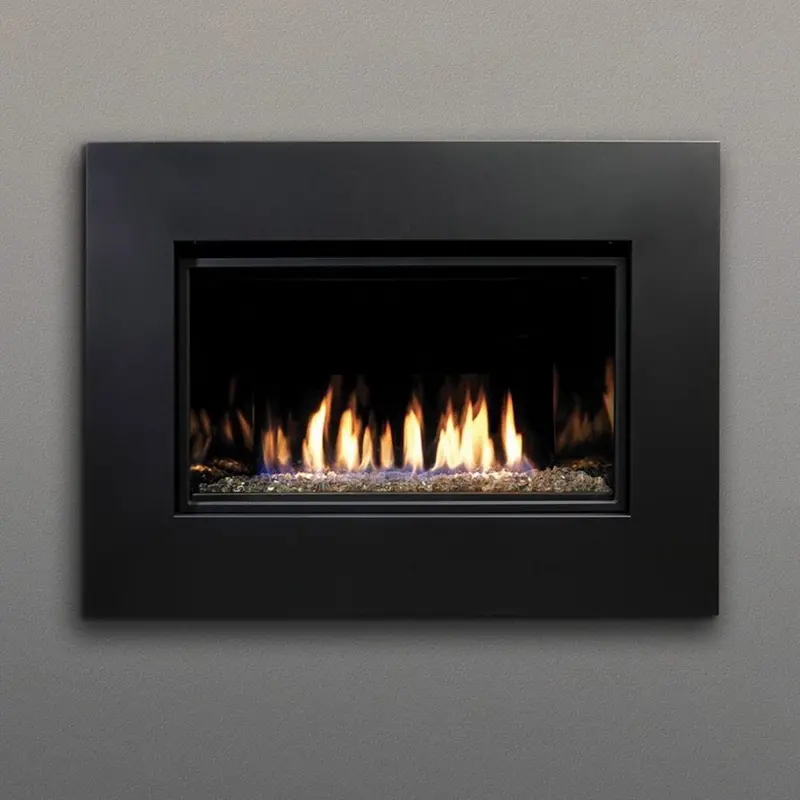 Marquis By Kingsman 1.5-Inch Matte Black Fireplace Surround Trim – 60-Inch 1