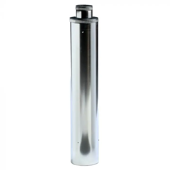 Marquis By Kingsman Z58Gp36 Galvanized Chimney Pipe – 5X8 In × 36 In 1