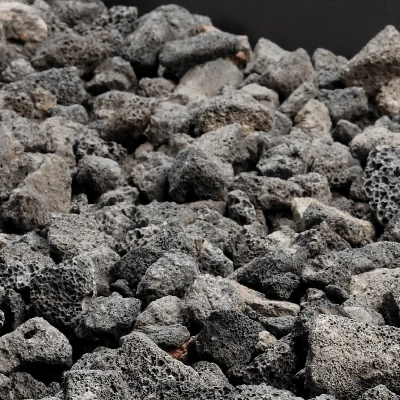 Marquis Kingsman 10-Pound Bag Of 1/4-Inch Lava Rock For Gas Fire Features 1