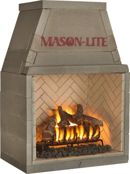 Mason-Lite 36-Inch Virginiana Decorative Gas Log Set For Mfp49 1