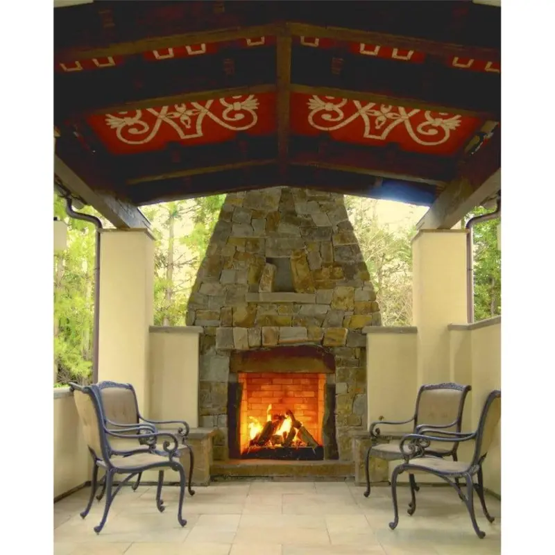 Mason-Lite 49-Inch Pre-Cast Masonry Fireplace Firebox 1