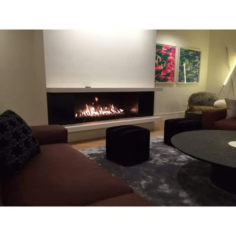 Mason-Lite Lmfp60-Nt 60-Inch No-Trough B-Vent Linear Gas Fireplace 1
