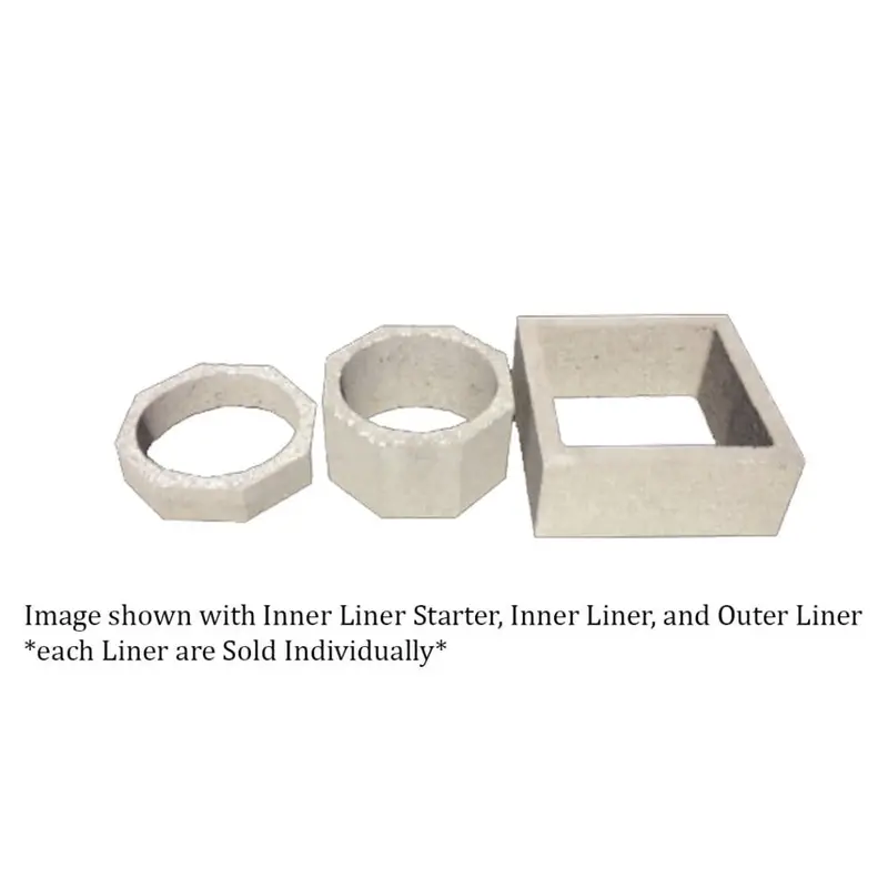 Mason-Lite Mcls-814K 8-Foot Prefab Patio Masonry Chimney Kit 1