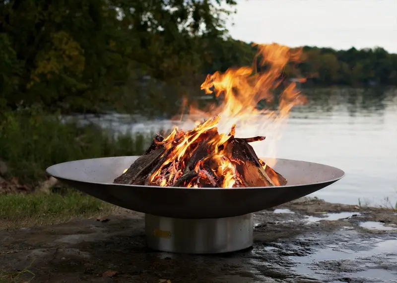 Match-Lit Bella Vita Fire Pit – 70-Inch High-Capacity Gas Fireplace For Large Spaces (400K Btu) 1