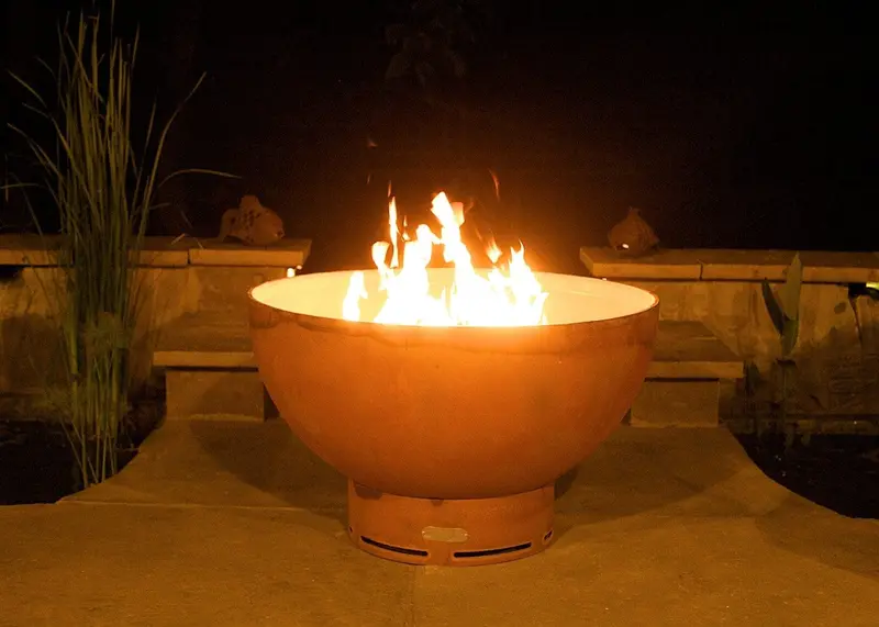 Match-Lit Crater Fire Pit – 36-Inch Minimalist Gas Fireplace (200K Btu) 1