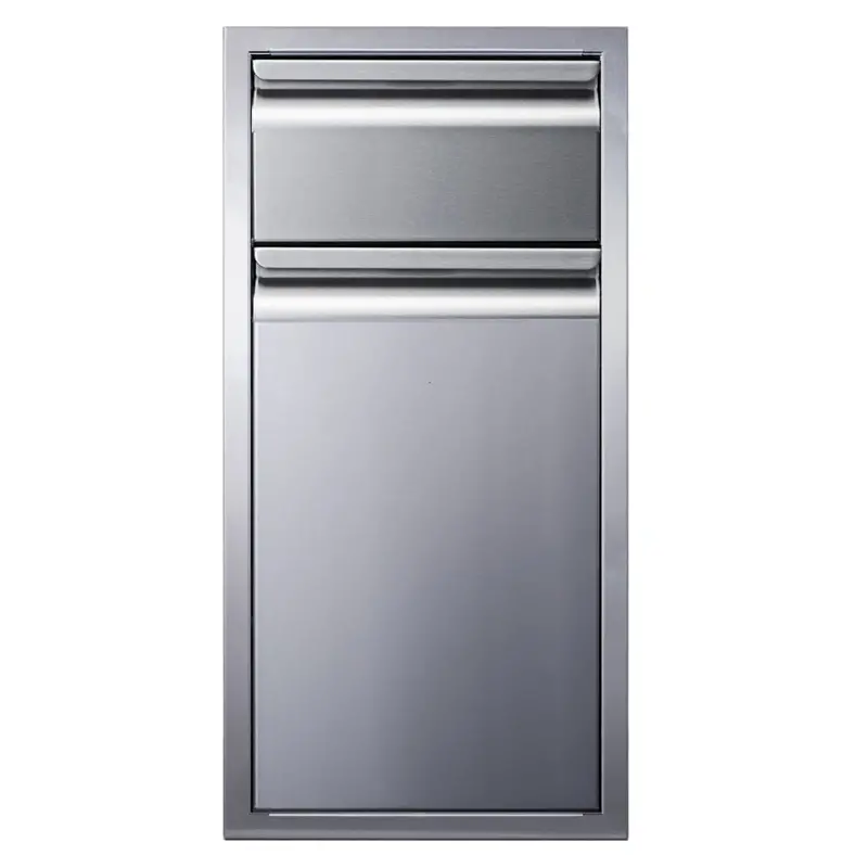 Memphis Grills 15-Inch Single Soft-Close Drawer With Integrated Trash Bin 1