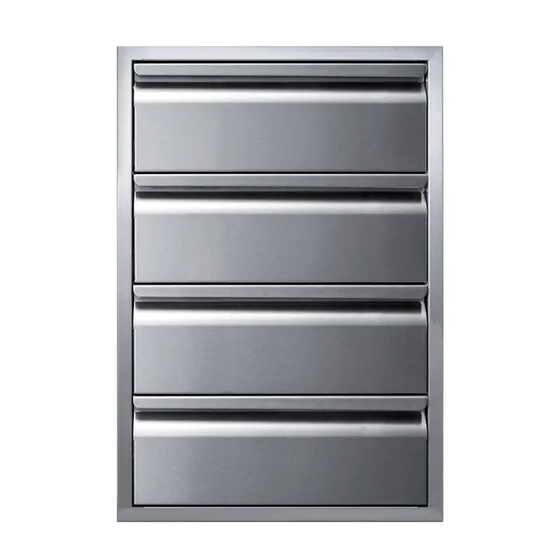Memphis Grills 21-Inch Quadruple Soft-Close Drawer Assembly 1
