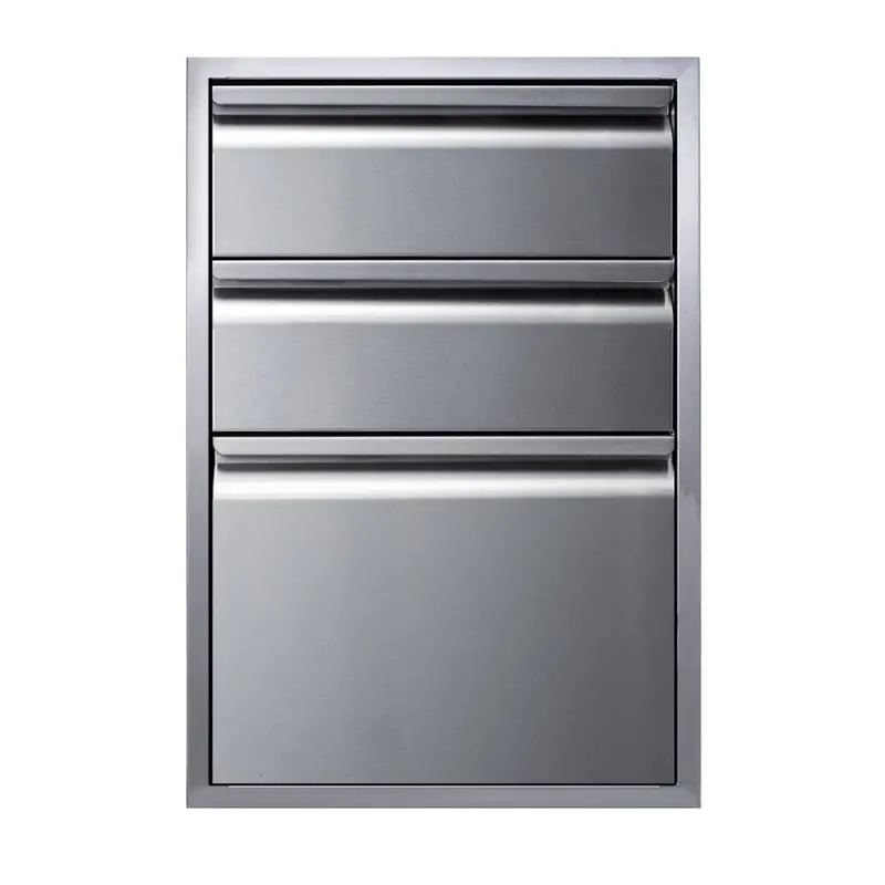Memphis Grills 21-Inch Triple Soft-Close Drawer Assembly 1