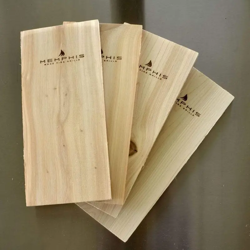Memphis Grills 4-Pack All-Natural Cedar Wood Planks For Smoking & Grilling – Mgplank 1