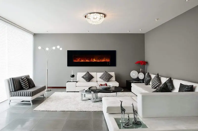 Modern Flames Clx2 Al80Clx2-G 80-Inch Wall-Mounted Or Built-In Electric Fireplace 1