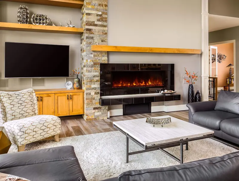 Modern Flames Landscape Fullview 2 Lfv2-60/15-Sh 60-Inch Built-In Electric Fireplace 1