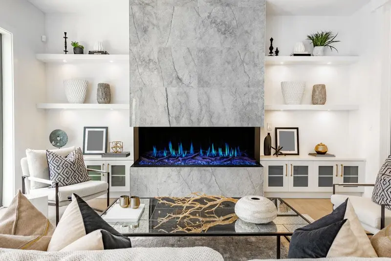 Modern Flames Orion Multi-View Heliovision V2 Electric Fireplace – 52" Linear Model 1