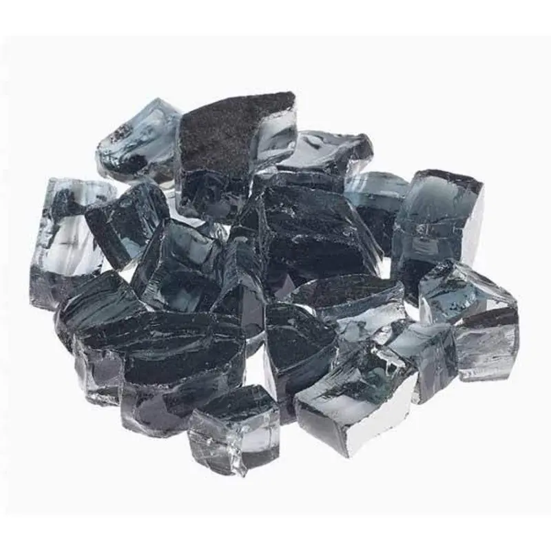Modern Flames Vesper Black 1/2-Inch Reflective Fireglass For Gas Fireplaces 1