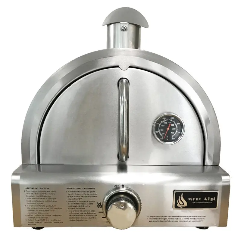 Mont Alpi Large Portable Stainless Steel Tabletop Pizza Oven 1