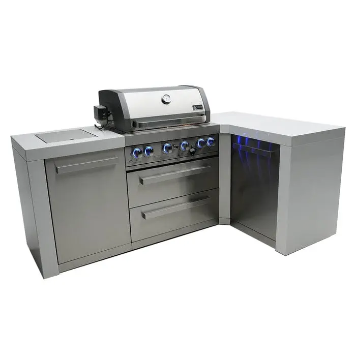 Mont Alpi Mai400-D90 400 Series Deluxe Outdoor Island Grill – 90° Corner Configuration Only 1