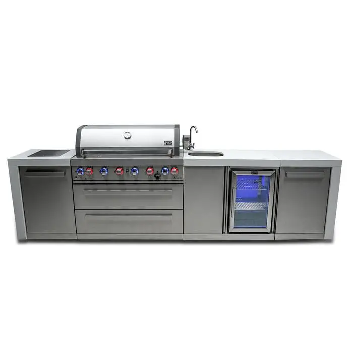 Mont Alpi Mai805-Dbev 805 Series Deluxe Outdoor Island Grill – Dedicated Beverage Center Unit 1