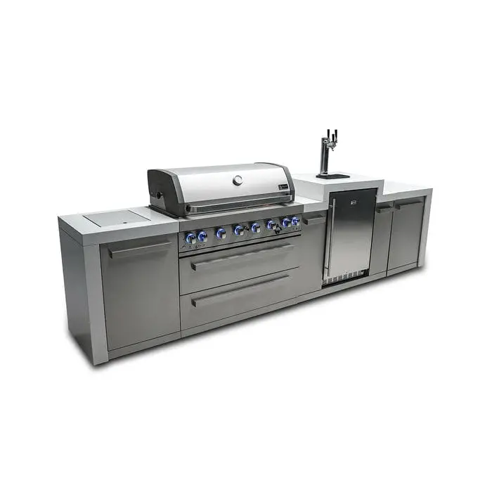 Mont Alpi Mai805-Dkeg 805 Series Deluxe Outdoor Island Grill – Premium Built-In Kegerator Option 1