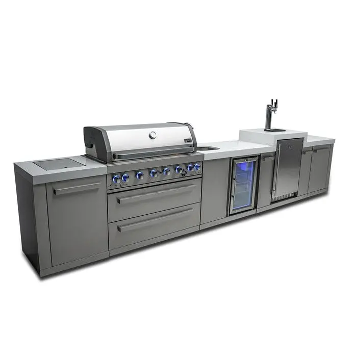 Mont Alpi Mai805 Island Grill Featuring Integrated Kegerator & Beverage Center 1