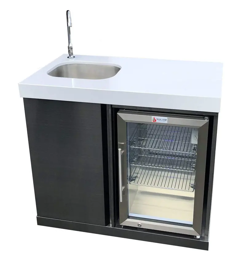 Mont Alpi Masf-Bss Black Stainless Steel Beverage Center 1
