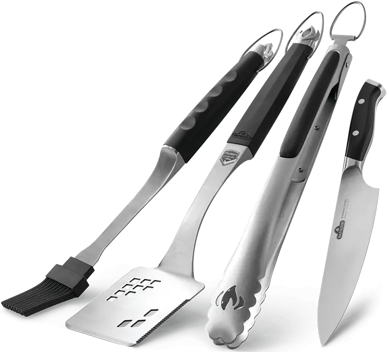 Napoleon Executive 4-Piece Grill Accessory Kit – Heavy-Duty Tools (70065) 1
