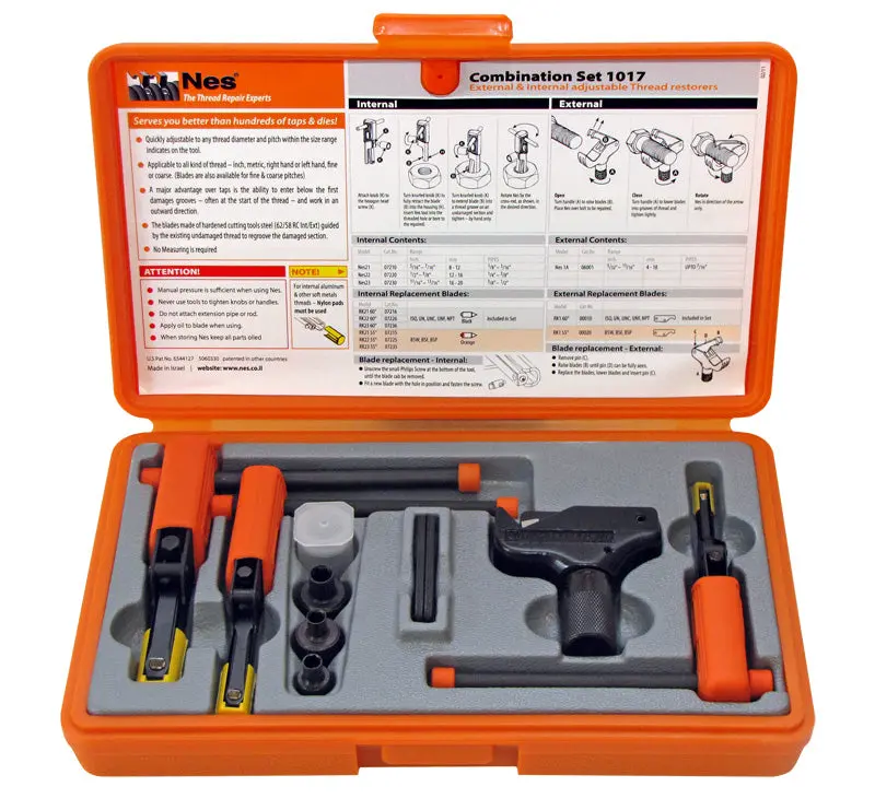 Nes1017 Dual-Function Internal And External Thread Repair Kit 1