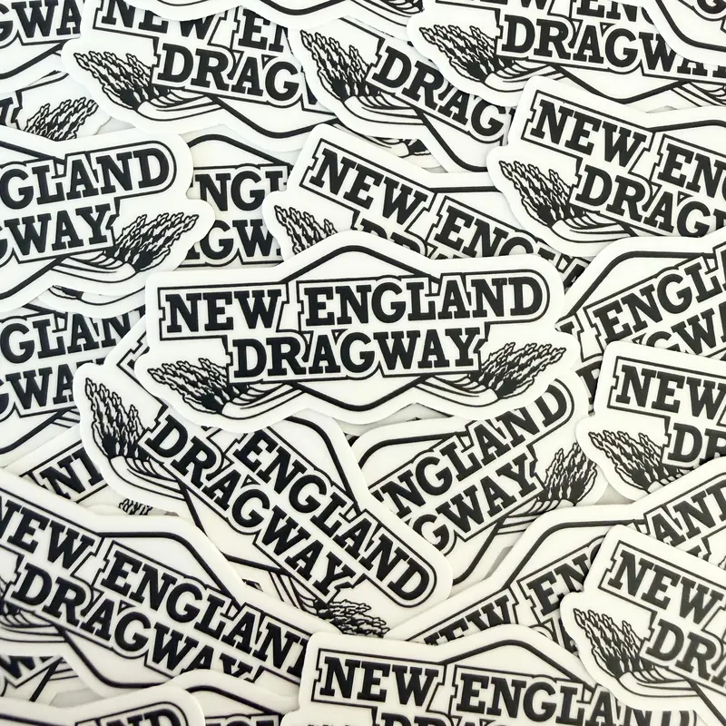 New England Dragway Mini Logo Decal 1