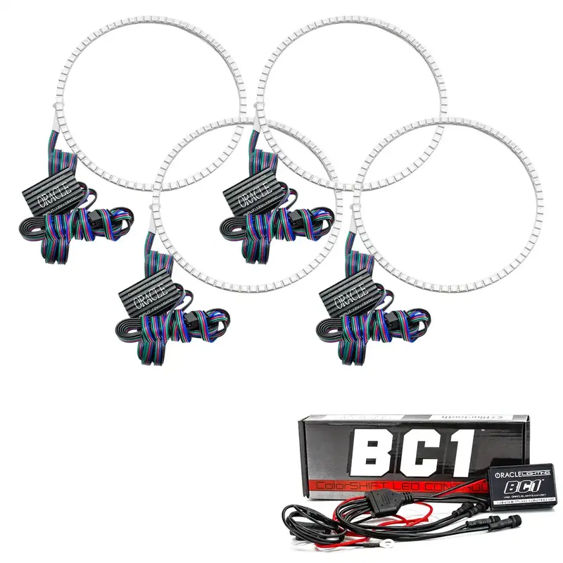 Oracle Lighting Colorshift Halo Kit – Bc1-Compatible, Rgb Led Ring System (Model 2260-335) 1