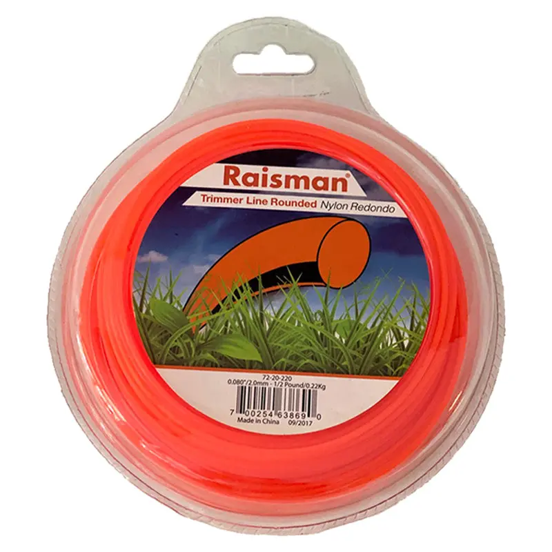 Orange Round Trimmer Line – 0.080" Thickness, 250-Foot Spool (0.5 Lb) 1