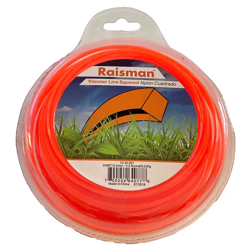Orange Square String Trimmer Line – 0.095" Diameter, 125-Foot Spool (0.5 Lb) 1