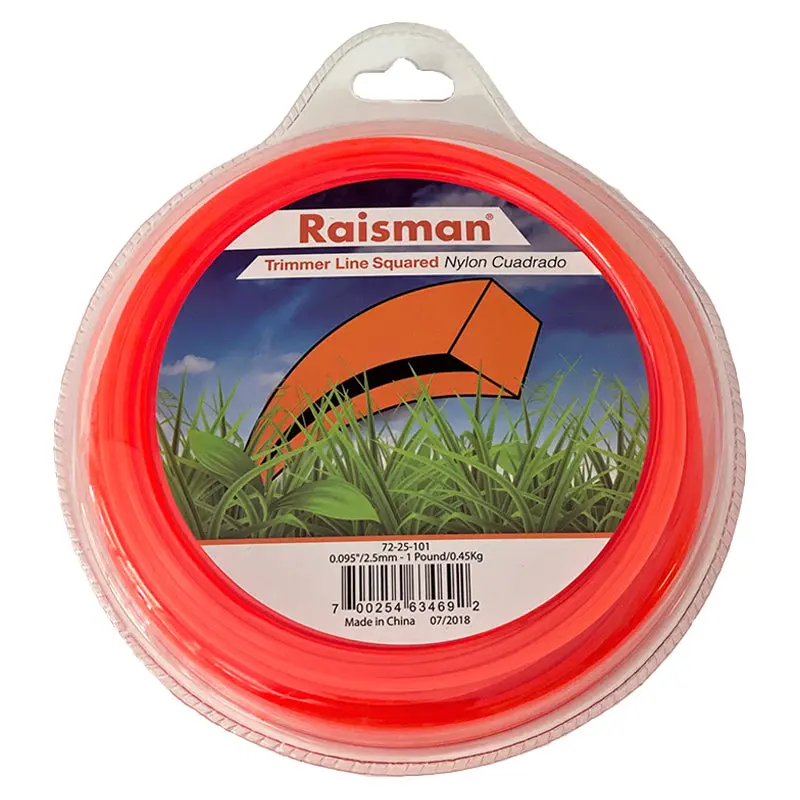 Orange Square Trimmer Line – .095" Diameter, 240-Foot Donut Spool (1 Lb) 1