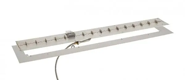 Outdoor Greatroom 120" Linear Crystal Fire Plus Gas Burner Kit (Bp12120Dsing-A) 1