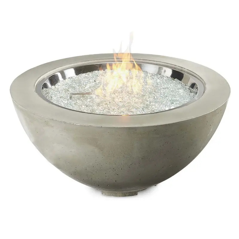 Outdoor Greatroom 42" Cove Gas Fire Pit Bowl – Black Matte Finish (Cv30Dsilp) 1