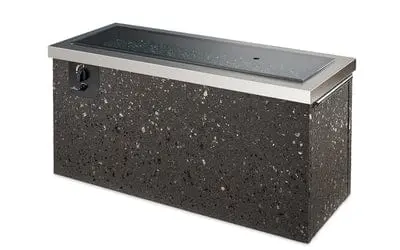 Outdoor Greatroom 48" Stainless Steel Key Largo Linear Ng Fire Pit Table (Kl1242Sdsing) 1