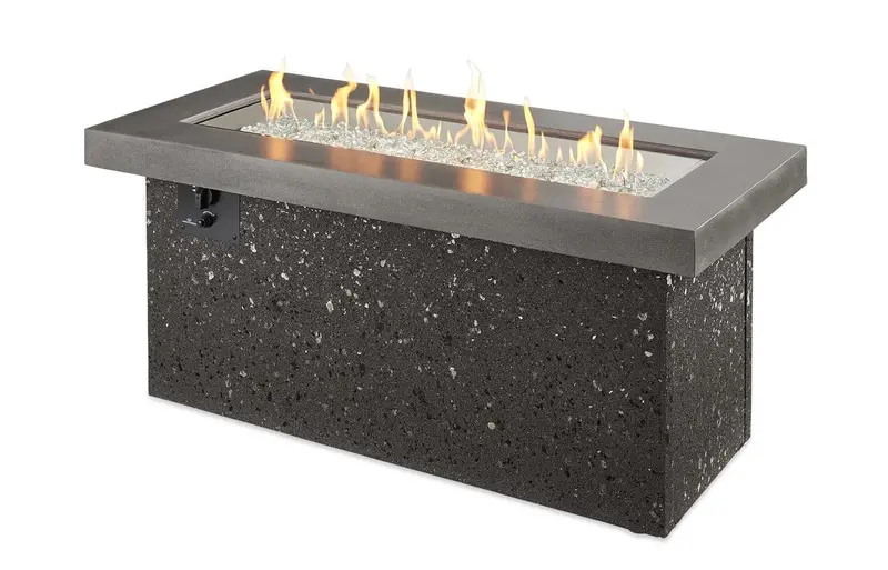 Outdoor Greatroom 54" Grey Key Largo Linear Gas Fire Pit Table (Kl-1242-Mm) 1
