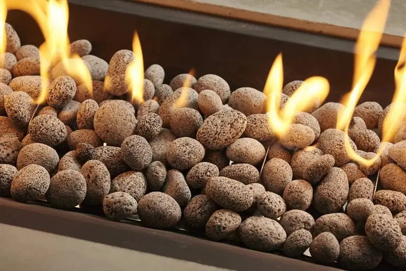 Outdoor Greatroom 6-Pound Bag Of Tumbled Lava Rock For Fire Pits 1