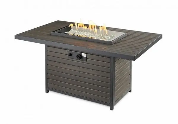 Outdoor Greatroom Brk-1224-19-K – 50-Inch Brooks Rectangular Gas Fire Pit Table With Contemporary Design 1