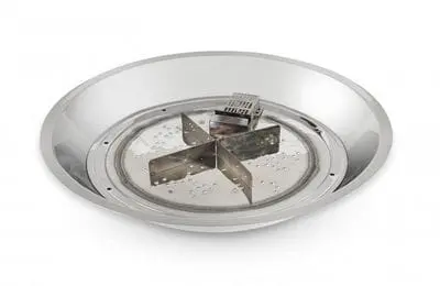 Outdoor Greatroom Cfp30-K 30-Inch Round Crystal Fire Plus Gas Burner 1