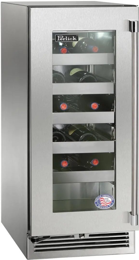 Perlick 15-Inch Signature Series Outdoor Wine Cooler (20-Bottle Capacity) 1
