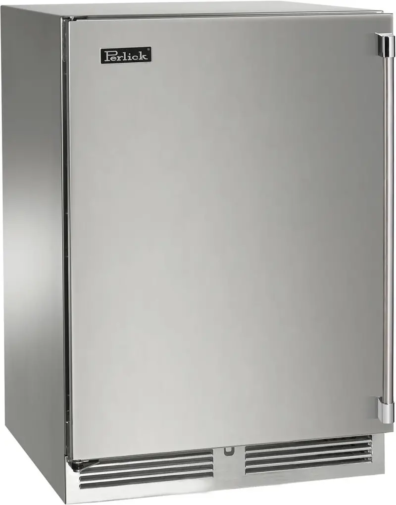 Perlick Hp24Dm-4-1 Stainless Steel 24" Dual-Zone Built-In Wine Cooler – 32-Bottle Capacity 1