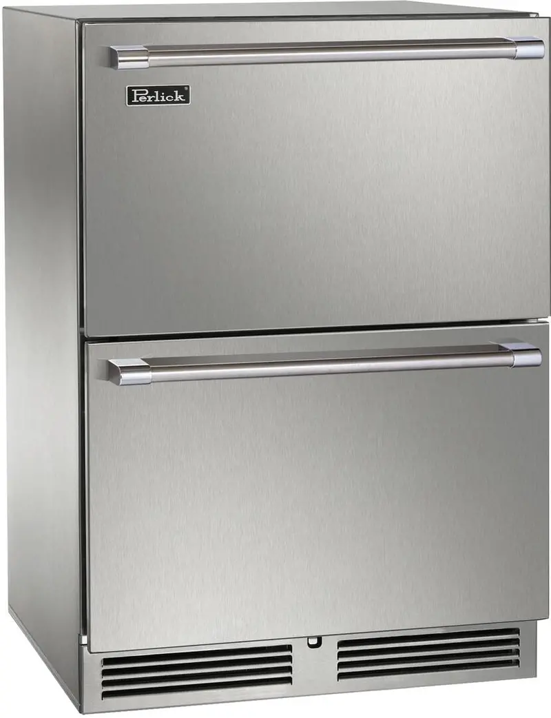 Perlick Hp24Fo-4-5 24-Inch Signature Series 5.2 Cu. Ft. Built-In Drawer Freezer 1