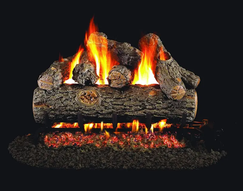 Peterson Real Fyre Golden Oak Designer Plus Vented Gas Log Set 1
