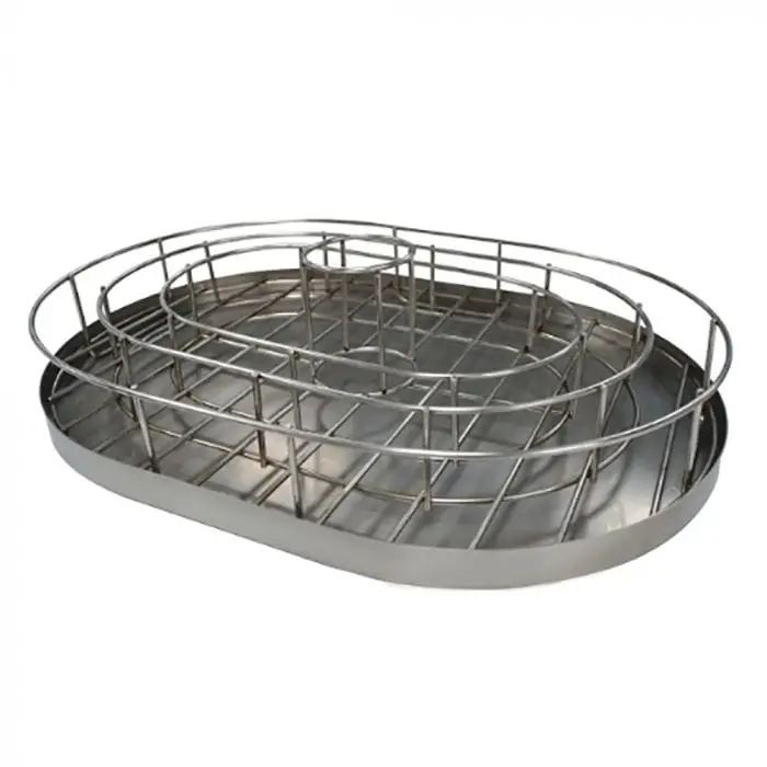 Primo Xlg Rib And Chicken Holder With Drip Tray 1